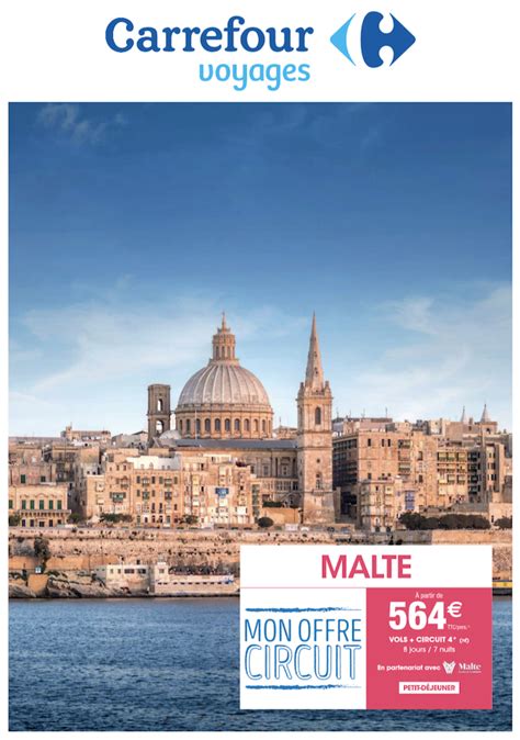 carrefour voyage malte tout inclus